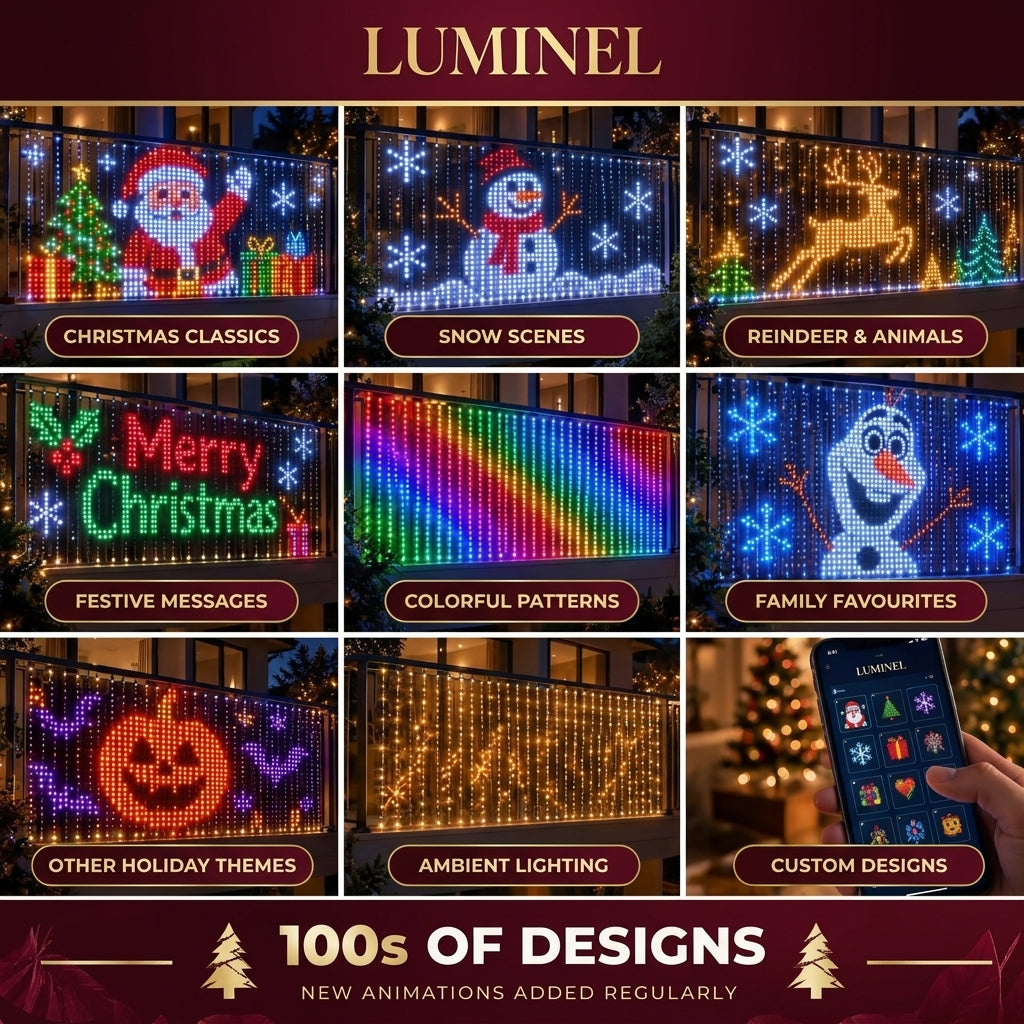 Luminel™ Smart Curtain LED Lights