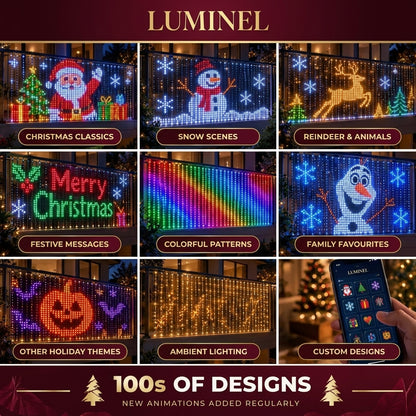 Luminel™ Smart Curtain LED Lights