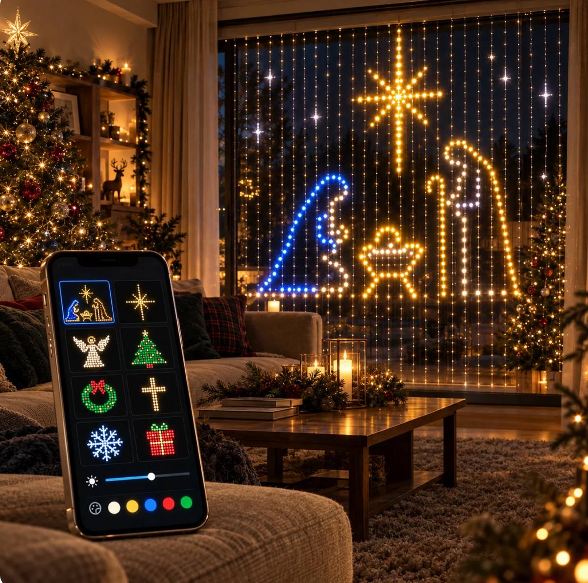 Luminel™ Smart Curtain LED Lights
