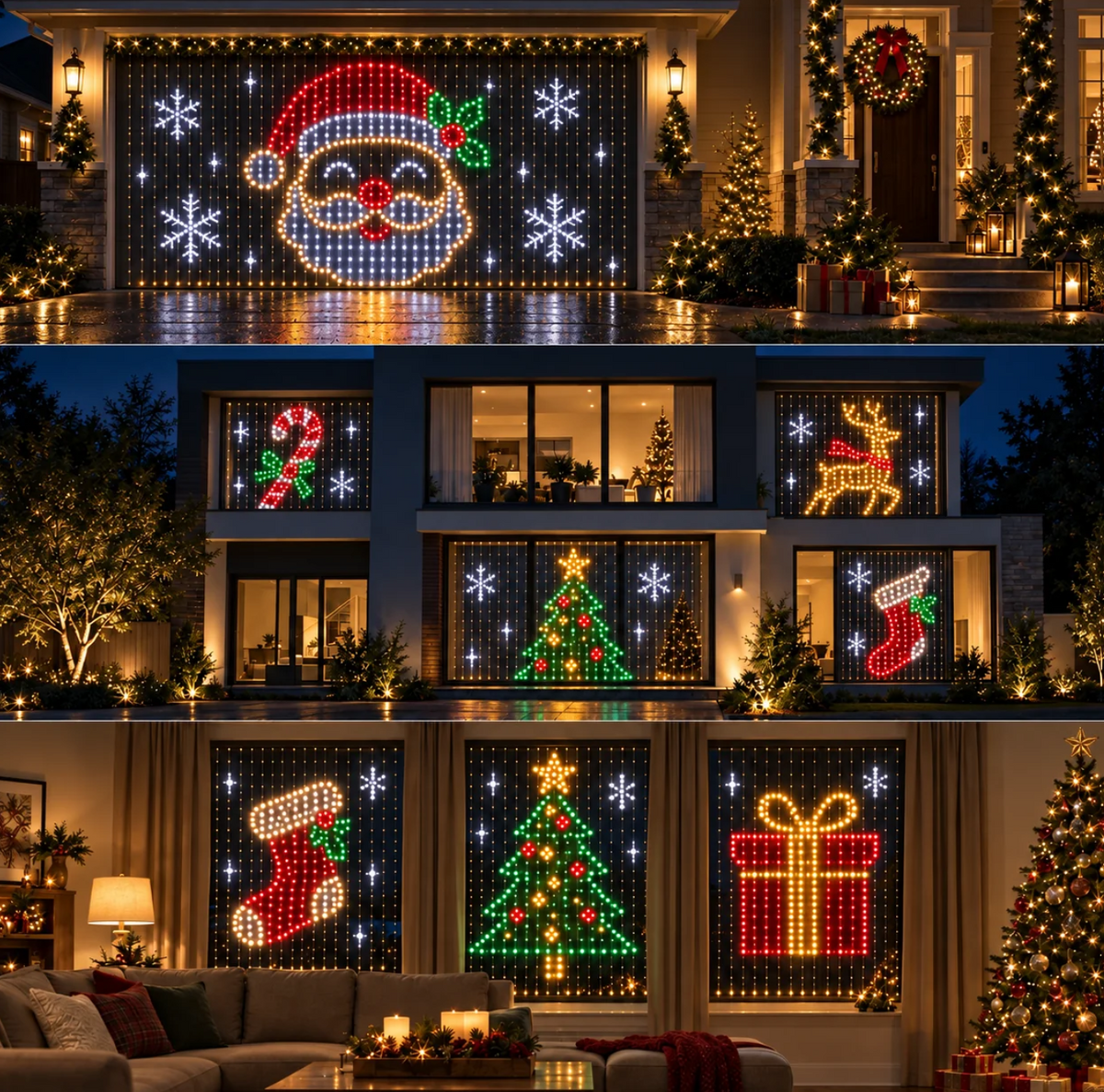 Luminel™ Smart Curtain LED Lights