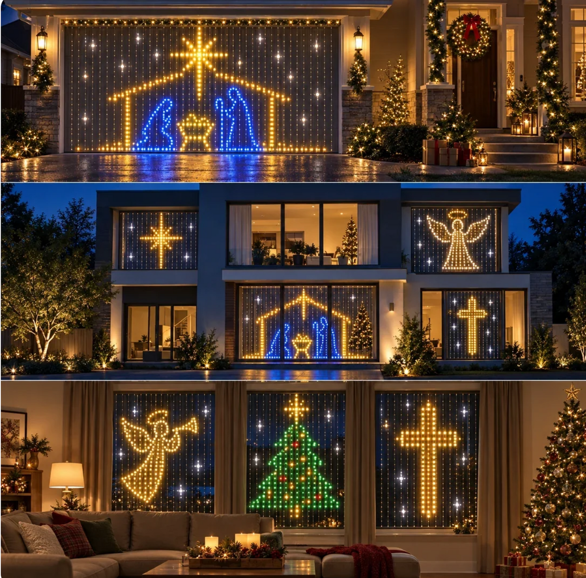 Luminel™ Smart Curtain LED Lights